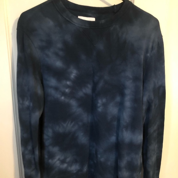 Beautiful indigo blue crew neck sweatshirt - SMALL - Picture 1 of 6